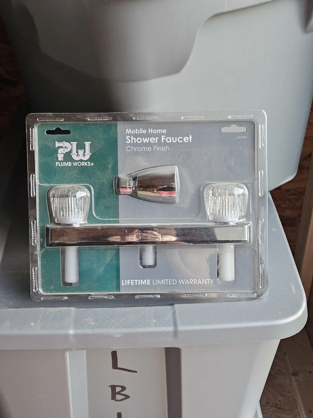 Chrome Finish Mobile Home Shower Faucet - Chrome